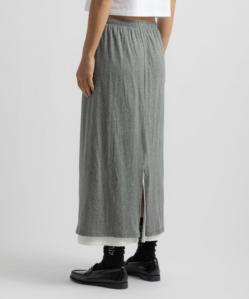 Saturdays NYC(サタデーズ ニューヨークシティ )の「Amy Midi Skirt(スカート・レディース・グレー/ブラック・S/L/M)」の4枚目の写真