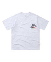 PAPERBOY（ペーパーボーイ）の「USAヴィンテージ半袖Tシャツ-ホワイトメランジ（Tシャツ/カットソー）」