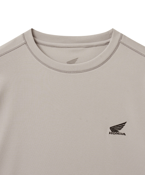 PHYPS MOTORCYCLE(フィップスモーターサイクル)の「H-Tech Air Layer System Waffle Short Sleeve Gray(Tシャツ/カットソー・レディース・その他・SMALL/MEDIUM/LARGE/X-LARGE)」の4枚目の写真