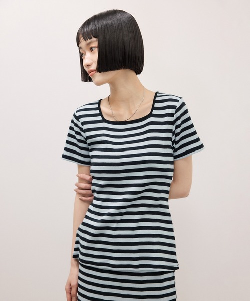 Miller for ADAM ET ROPE'】別注 スクエアTee（Tシャツ/カットソー