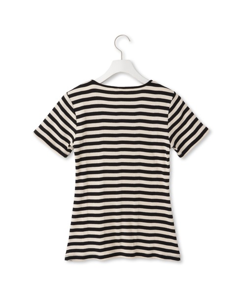 ADAM ET ROPE'(アダムエロペ)の「【Miller for ADAM ET ROPE'】別注 スクエアTee(Tシャツ/カットソー・レディース・ブルー/キナリ・FREE)」の14枚目の写真