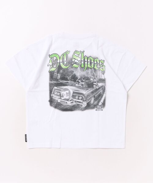 DC（ディーシー）の「DC/ディーシー キッズ 半袖 Tシャツ バックプリント YST262504（Tシャツ/カットソー・キッズ・ブラック/ホワイト・120cm/130cm/140cm/150cm/160cm）」の3枚目の写真