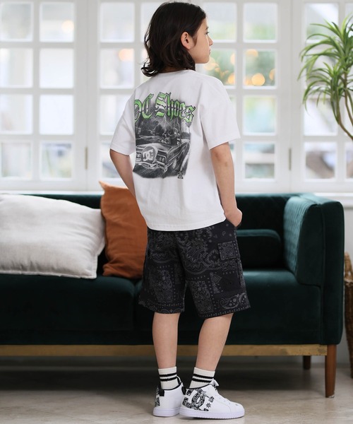 DC（ディーシー）の「DC/ディーシー キッズ 半袖 Tシャツ バックプリント YST262504（Tシャツ/カットソー・キッズ・ブラック/ホワイト・120cm/130cm/140cm/150cm/160cm）」の6枚目の写真