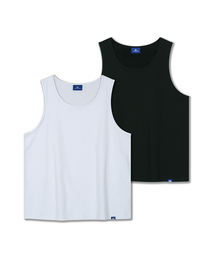 DOLPHIN WAVE APPAREL（ドルフィンウェーブアパレル）の「[2パック] ドルフィンルーズスcoopネックスリーブレストップ（Tシャツ/カットソー）」