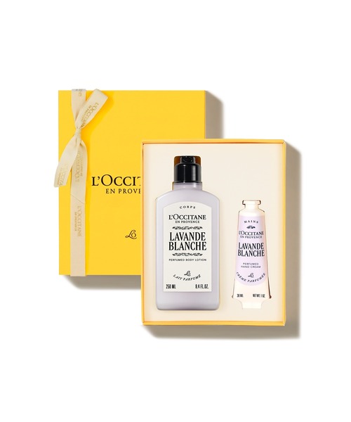 L'Occitane Lavande Blanche ギフトセット ラヴァンドブランシュ[ホワイトラベンダー] ボディ＆ハンド ギフト