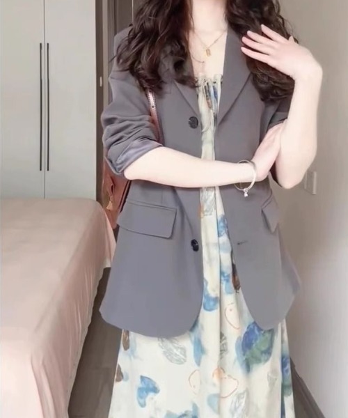 AMAJI(アマジ)の「水墨画風タイダイキャミソールマキシワンピース(ワンピース・レディース・マルチ・X-LARGE/LARGE/MEDIUM/SMALL)」の3枚目の写真