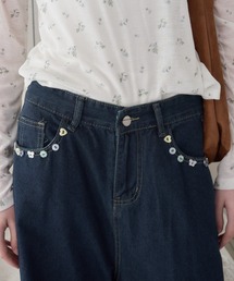 Birthday room | アソートボタンワイドデニム/Assorted Button Wide Denim(デニムパンツ)