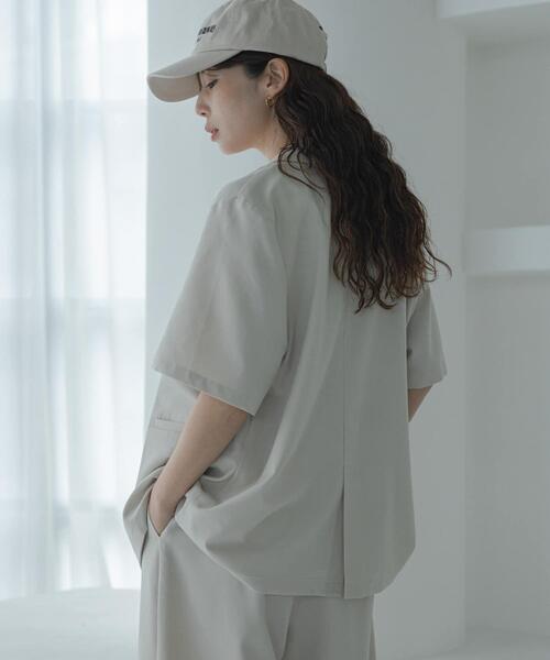 URBAN RESEARCH Sonny Label（アーバンリサーチサニーレーベル）の「ハイスペジャケットパンツセットアップ（セットアップ・レディース・オフホワイト/チャコールグレー・FREE）」の7枚目の写真