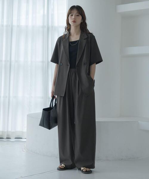 URBAN RESEARCH Sonny Label（アーバンリサーチサニーレーベル）の「ハイスペジャケットパンツセットアップ（セットアップ・レディース・オフホワイト/チャコールグレー・FREE）」の15枚目の写真