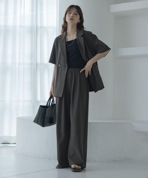 URBAN RESEARCH Sonny Label（アーバンリサーチサニーレーベル）の「ハイスペジャケットパンツセットアップ（セットアップ・レディース・オフホワイト/チャコールグレー・FREE）」の16枚目の写真