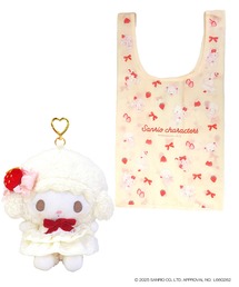 sanrio/サンリオキャラクターズ　ストロベリーショートケーキ　ぬいぐるみエコバッグ