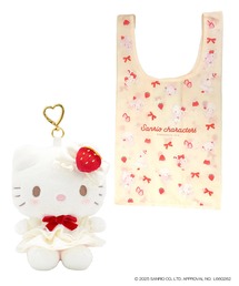 sanrio/サンリオキャラクターズ ストロベリーショートケーキ ぬいぐるみエコバッグ