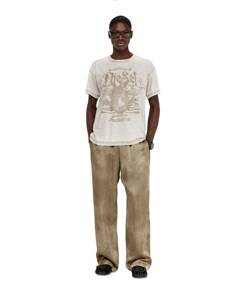 DIESEL(ディーゼル)の「メンズ Tシャツ T-NORM-AA8(Tシャツ/カットソー・メンズ・パープル系その他/ベージュ系その他・LARGE/SMALL/MEDIUM/X-SMALL/X-LARGE/XXX-LARGE/XX-LARGE)」の10枚目の写真