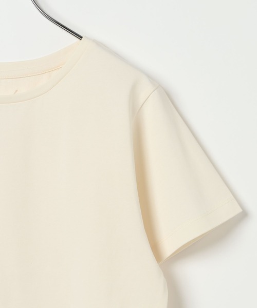 BAYFLOW（ベイフロー）の「マルチファンクション半袖Tシャツ[汗ジミ防止/UV防止/接触冷感/抗ピリング/遮熱/抗菌防臭/イージーケア]（Tシャツ/カットソー・レディース・ブラウン/ピンク/チャコール/オフホワイト・MEDIUM/SMALL）」の11枚目の写真