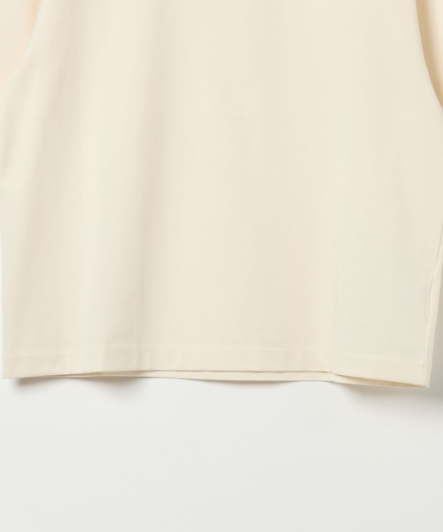 BAYFLOW（ベイフロー）の「マルチファンクション半袖Tシャツ[汗ジミ防止/UV防止/接触冷感/抗ピリング/遮熱/抗菌防臭/イージーケア]（Tシャツ/カットソー・レディース・ブラウン/ピンク/チャコール/オフホワイト・MEDIUM/SMALL）」の12枚目の写真