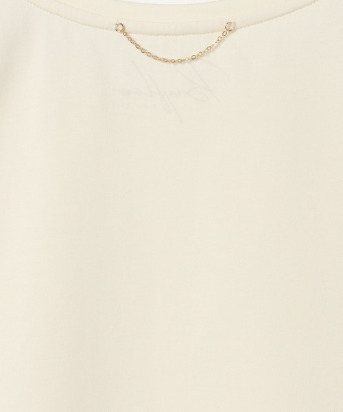 BAYFLOW（ベイフロー）の「マルチファンクション半袖Tシャツ[汗ジミ防止/UV防止/接触冷感/抗ピリング/遮熱/抗菌防臭/イージーケア]（Tシャツ/カットソー・レディース・ブラウン/ピンク/チャコール/オフホワイト・MEDIUM/SMALL）」の14枚目の写真