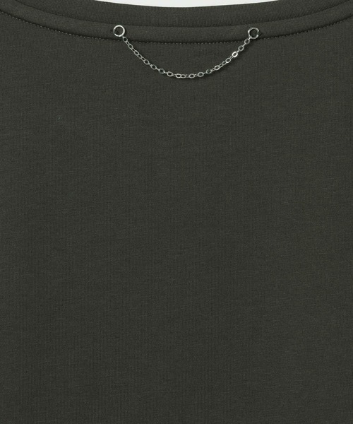 BAYFLOW（ベイフロー）の「マルチファンクション半袖Tシャツ[汗ジミ防止/UV防止/接触冷感/抗ピリング/遮熱/抗菌防臭/イージーケア]（Tシャツ/カットソー・レディース・ブラウン/ピンク/チャコール/オフホワイト・MEDIUM/SMALL）」の15枚目の写真