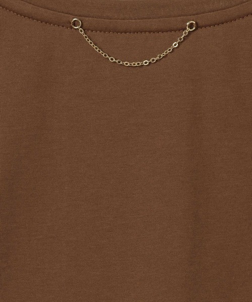 BAYFLOW（ベイフロー）の「マルチファンクション半袖Tシャツ[汗ジミ防止/UV防止/接触冷感/抗ピリング/遮熱/抗菌防臭/イージーケア]（Tシャツ/カットソー・レディース・ブラウン/ピンク/チャコール/オフホワイト・MEDIUM/SMALL）」の17枚目の写真