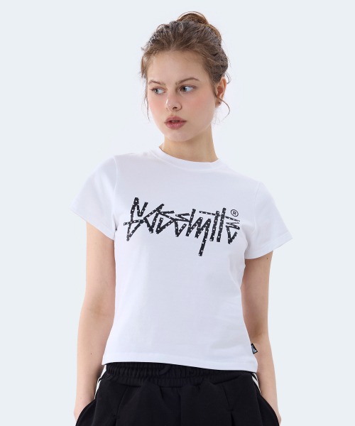 YOSEMITE(ヨセミティ)の「スタライトスリムフィット半袖Tシャツホワイト YT-3Y15(Tシャツ/カットソー・レディース・ホワイト・SMALL/MEDIUM)」の1枚目の写真