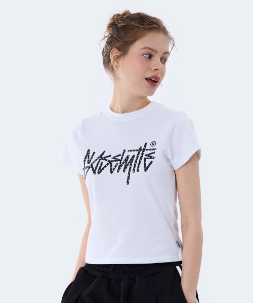 YOSEMITE(ヨセミティ)の「スタライトスリムフィット半袖Tシャツホワイト YT-3Y15(Tシャツ/カットソー・レディース・ホワイト・SMALL/MEDIUM)」の2枚目の写真