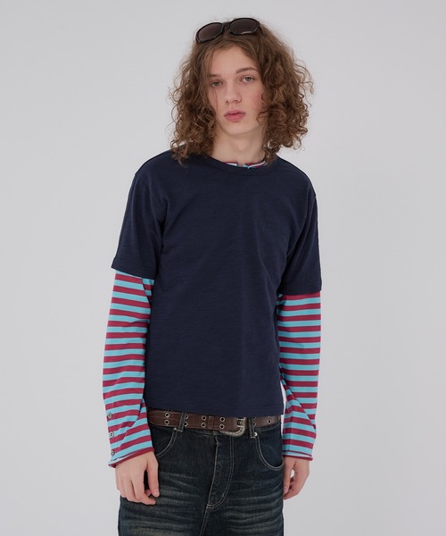 WISH FOR EVER(ウィッシュフォーエバー)の「CROPPED COMPACT SLAB T/クロップドコンパクトスラブT(Tシャツ/カットソー・メンズ・ホワイト/グレー/バーガンディー/ブラック/ライトピンク/イエロー/ネイビー/ライトブルー・SMALL/LARGE/MEDIUM)」の5枚目の写真