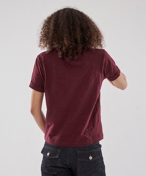 WISH FOR EVER(ウィッシュフォーエバー)の「CROPPED COMPACT SLAB T/クロップドコンパクトスラブT(Tシャツ/カットソー・メンズ・ホワイト/グレー/バーガンディー/ブラック・SMALL/LARGE/MEDIUM)」の11枚目の写真