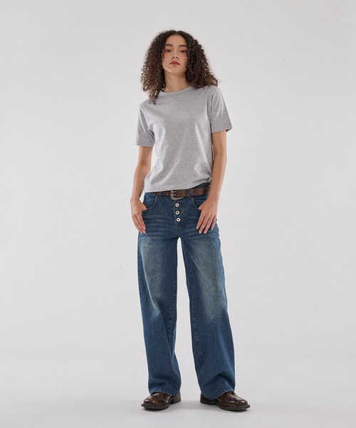 WISH FOR EVER(ウィッシュフォーエバー)の「CROPPED COMPACT SLAB T/クロップドコンパクトスラブT(Tシャツ/カットソー・メンズ・ホワイト/グレー/バーガンディー/ブラック・SMALL/LARGE/MEDIUM)」の7枚目の写真