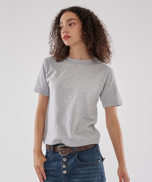 WISH FOR EVER(ウィッシュフォーエバー)の「CROPPED COMPACT SLAB T/クロップドコンパクトスラブT(Tシャツ/カットソー・メンズ・ホワイト/グレー/バーガンディー/ブラック・SMALL/LARGE/MEDIUM)」の14枚目の写真