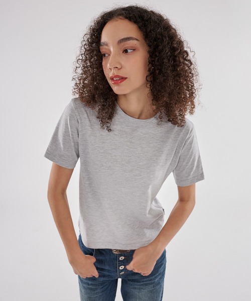 WISH FOR EVER(ウィッシュフォーエバー)の「CROPPED COMPACT SLAB T/クロップドコンパクトスラブT(Tシャツ/カットソー・メンズ・ホワイト/グレー/バーガンディー/ブラック・SMALL/LARGE/MEDIUM)」の16枚目の写真