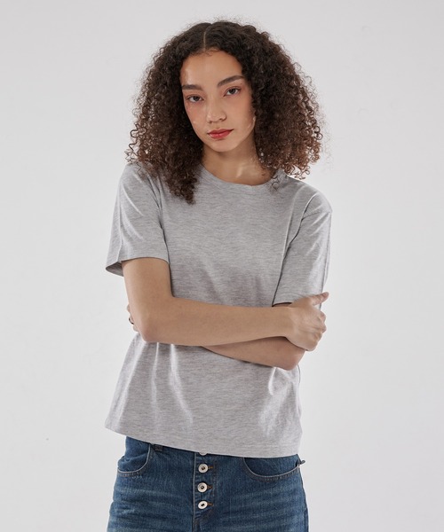 WISH FOR EVER(ウィッシュフォーエバー)の「CROPPED COMPACT SLAB T/クロップドコンパクトスラブT(Tシャツ/カットソー・メンズ・ホワイト/グレー/バーガンディー/ブラック・SMALL/LARGE/MEDIUM)」の13枚目の写真