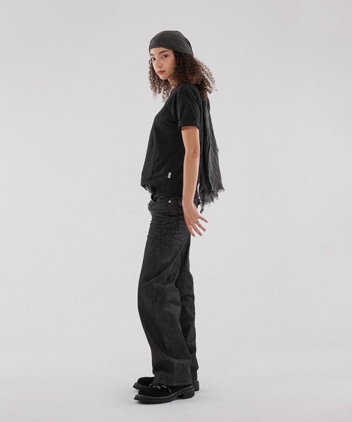 WISH FOR EVER(ウィッシュフォーエバー)の「CROPPED COMPACT SLAB T/クロップドコンパクトスラブT(Tシャツ/カットソー・メンズ・ホワイト/グレー/バーガンディー/ブラック・SMALL/LARGE/MEDIUM)」の20枚目の写真