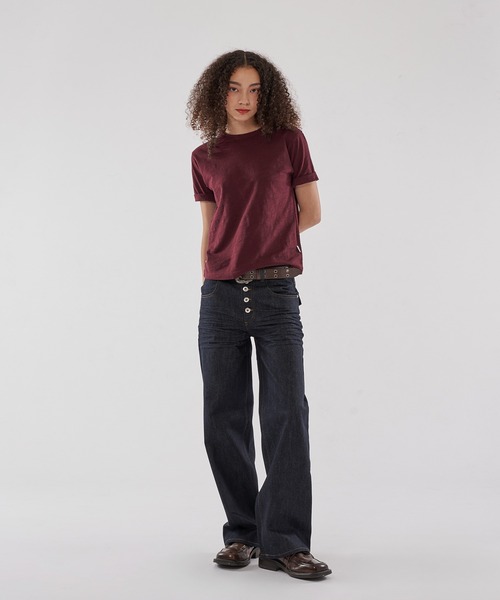WISH FOR EVER(ウィッシュフォーエバー)の「CROPPED COMPACT SLAB T/クロップドコンパクトスラブT(Tシャツ/カットソー・メンズ・ホワイト/グレー/バーガンディー/ブラック・SMALL/LARGE/MEDIUM)」の17枚目の写真