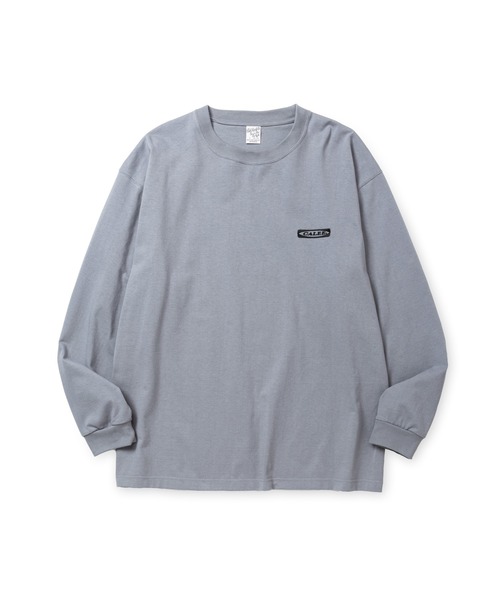 CALEE（キャリー）の「VINTAGE TYPE CALEE LOGO L/S TEE（Tシャツ/カットソー・メンズ・グレー/ホワイト・MEDIUM/X-LARGE/LARGE）」の2枚目の写真