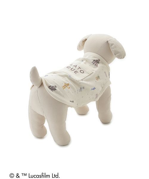gelato pique(ジェラートピケ)の「【STAR WARS】【CAT&DOG】クーリングポケット付き総柄プルオーバー(ペットウェア・レディース・クリーム/ミント・S/M/L)」の17枚目の写真