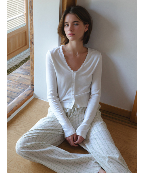 RE_L（リエル）の「Rosanna v lace cardigan (white)（カーディガン/ボレロ・レディース・その他・FREE）」の2枚目の写真
