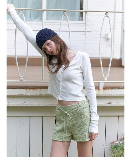 RE_L（リエル）の「Rosanna v lace cardigan (white)（カーディガン/ボレロ・レディース・その他・FREE）」の4枚目の写真