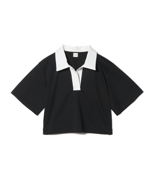 UNUS（ユナス）の「UNUS / Skipper Polo Top（Tシャツ/カットソー・レディース・ネイビー/ホワイト・FREE）」の4枚目の写真