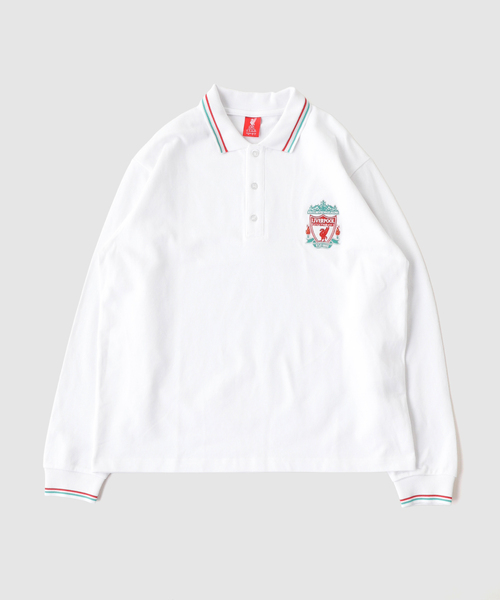 417 EDIFICE（フォーワンセブンエディフィス）の「【Liverpool FC / リバプール FC】 EMBLEM LINE POLO-SH（Tシャツ/カットソー・メンズ・ブラック/ホワイト・X-LARGE/LARGE/MEDIUM）」の2枚目の写真