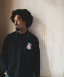 【Liverpool FC / リバプール FC】 EMBLEM LINE POLO-SH