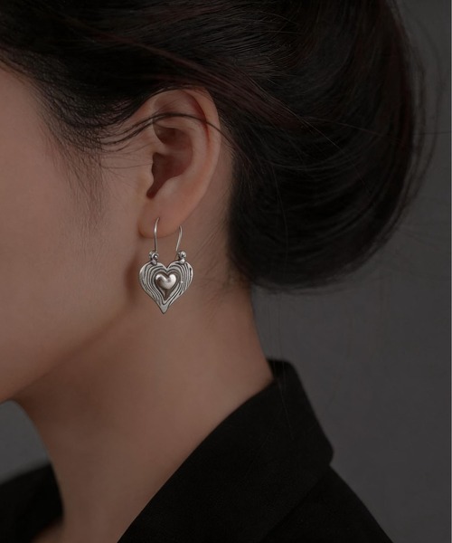 LA VORAGINE（ラ ヴォラジネ）の「レトロ風 幾何モチーフ 個性的ピアス ジプシー（ピアス（両耳用）・レディース・A/E/H/D/G/O/C/Q/F/J/B/K/I/L/P/M/R/N・FREE）」の13枚目の写真