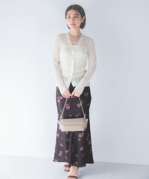 URBAN RESEARCH ROSSO WOMEN(アーバンリサーチ ロッソ)の「ダークプリント バイアススカート(スカート・レディース・ブラック/ブラウン・38/36)」の22枚目の写真