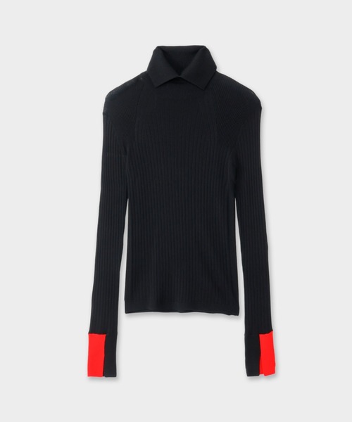 CINOH(チノ)の「15.5 MICRON WOOL TURTLENECK KNIT(ニット/セーター・レディース・ベージュ/チャコールグレー/ブラック・38/36)」の17枚目の写真