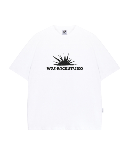 WILDROCK(ワイルドロック)の「サンバースト クールコットン オーバーサイズ 半袖Tシャツ(Tシャツ/カットソー・メンズ・イエロー/ピンク/ホワイト/ブラック/スカイブルー/チャコール/ブルー・SMALL/MEDIUM/LARGE)」の9枚目の写真