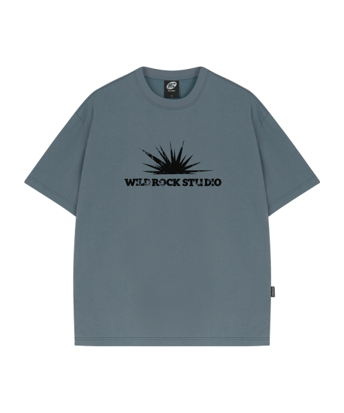 WILDROCK(ワイルドロック)の「サンバースト クールコットン オーバーサイズ 半袖Tシャツ(Tシャツ/カットソー・メンズ・イエロー/ピンク/ホワイト/ブラック/スカイブルー/チャコール/ブルー・SMALL/MEDIUM/LARGE)」の10枚目の写真