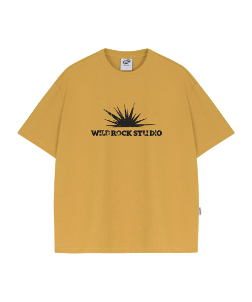 WILDROCK(ワイルドロック)の「サンバースト クールコットン オーバーサイズ 半袖Tシャツ(Tシャツ/カットソー・メンズ・イエロー/ピンク/ホワイト/ブラック/スカイブルー/チャコール/ブルー・SMALL/MEDIUM/LARGE)」の12枚目の写真