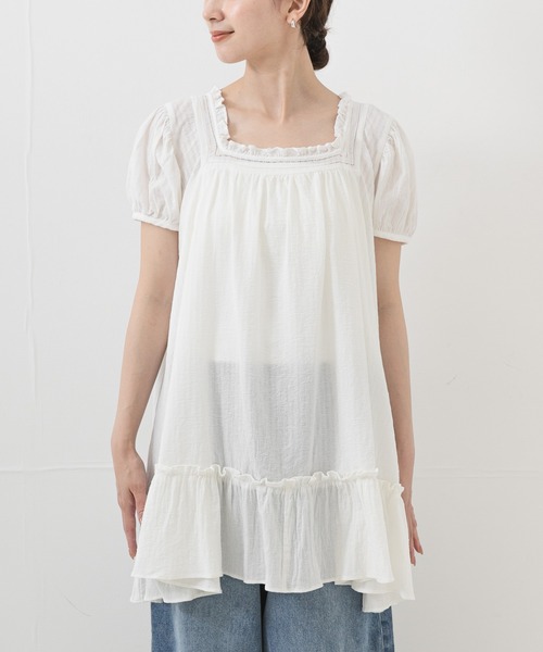URBAN RESEARCH(アーバンリサーチ)の「Picchi Nia DRY PETAL(シャツ/ブラウス・レディース・ホワイト・FREE)」の10枚目の写真