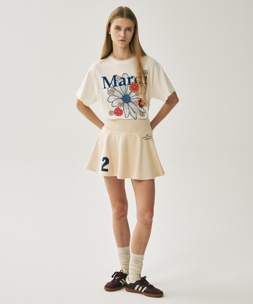 Mardi Mercredi(マルディメクルディ)の「FLARE MINI SKIRT ORIGINALIS 25 / フレア ミニ スカート オリジナルス 25(スカート・レディース・クリーム/グレー・FREE)」の17枚目の写真