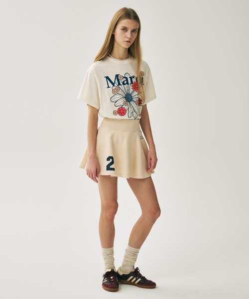 Mardi Mercredi(マルディメクルディ)の「FLARE MINI SKIRT ORIGINALIS 25 / フレア ミニ スカート オリジナルス 25(スカート・レディース・クリーム/グレー・FREE)」の18枚目の写真