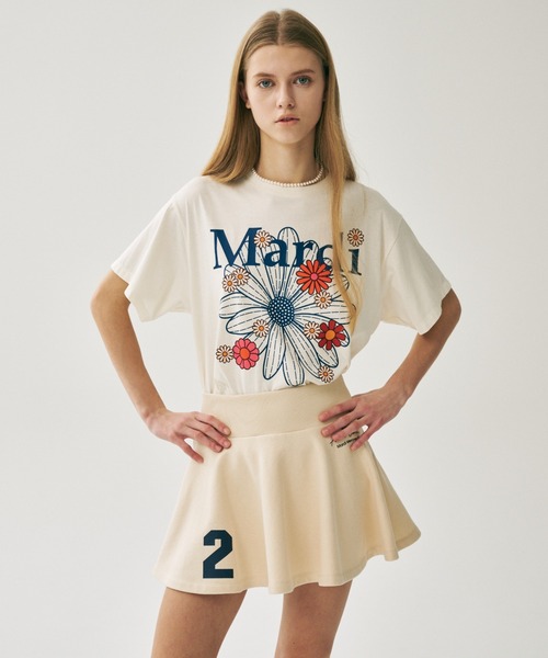 Mardi Mercredi(マルディメクルディ)の「FLARE MINI SKIRT ORIGINALIS 25 / フレア ミニ スカート オリジナルス 25(スカート・レディース・クリーム/グレー・FREE)」の12枚目の写真