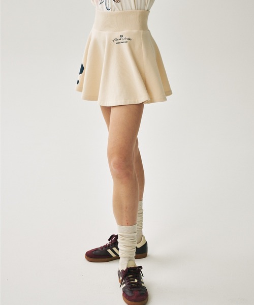 Mardi Mercredi(マルディメクルディ)の「FLARE MINI SKIRT ORIGINALIS 25 / フレア ミニ スカート オリジナルス 25(スカート・レディース・クリーム/グレー・FREE)」の15枚目の写真